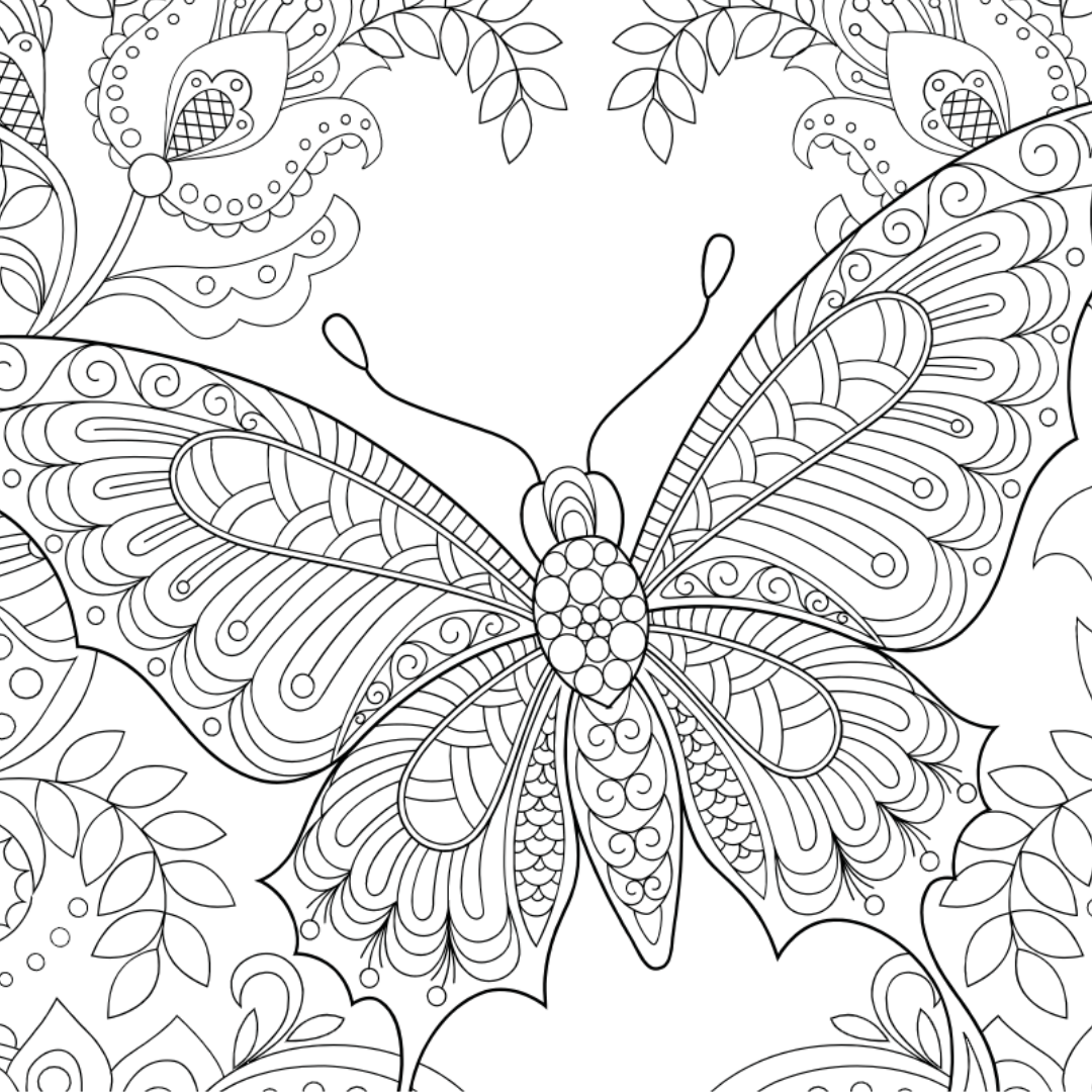 butterfly-flowers-colouring-page-castle-arts