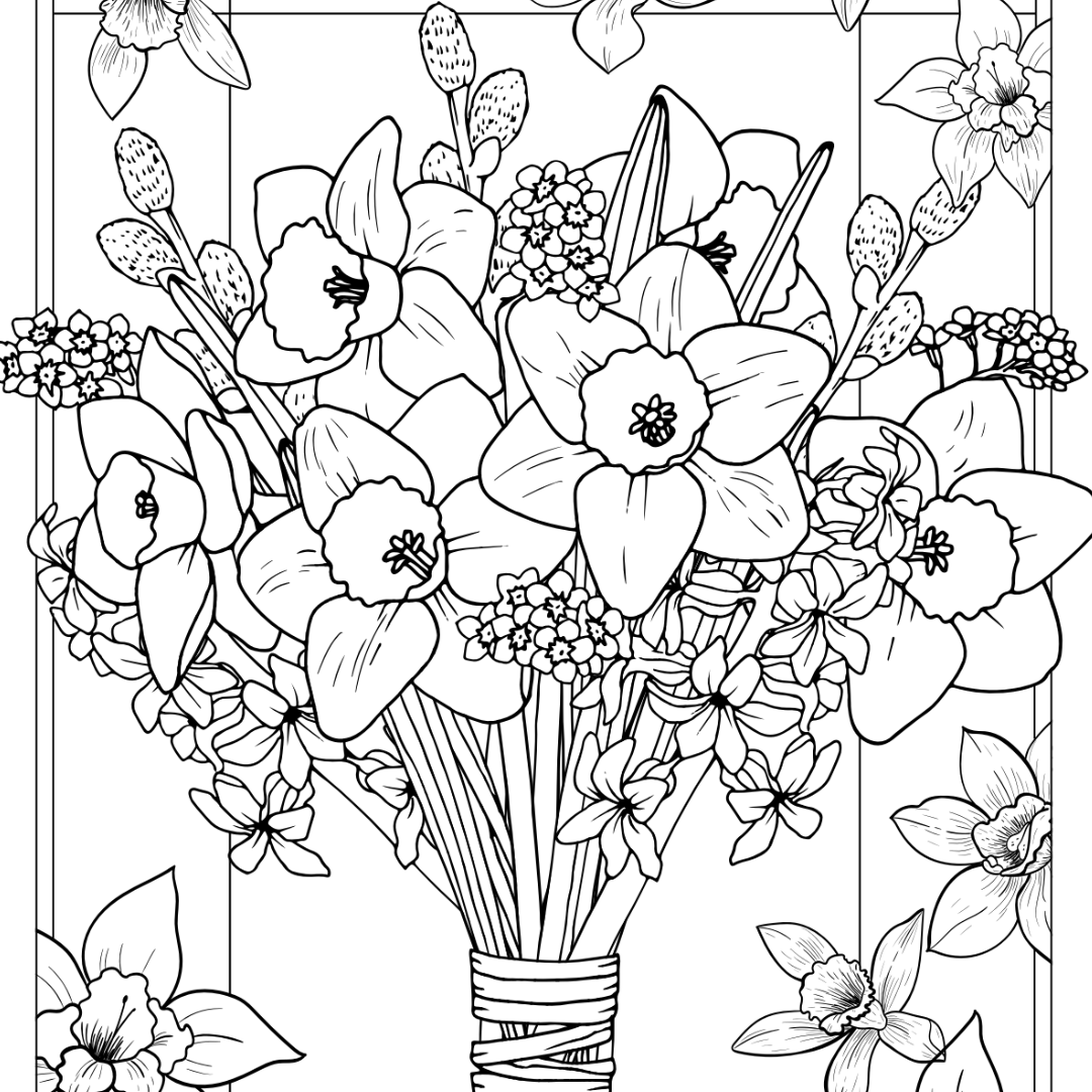 spring-daffodils-colouring-page-spring-flowers-castle-arts