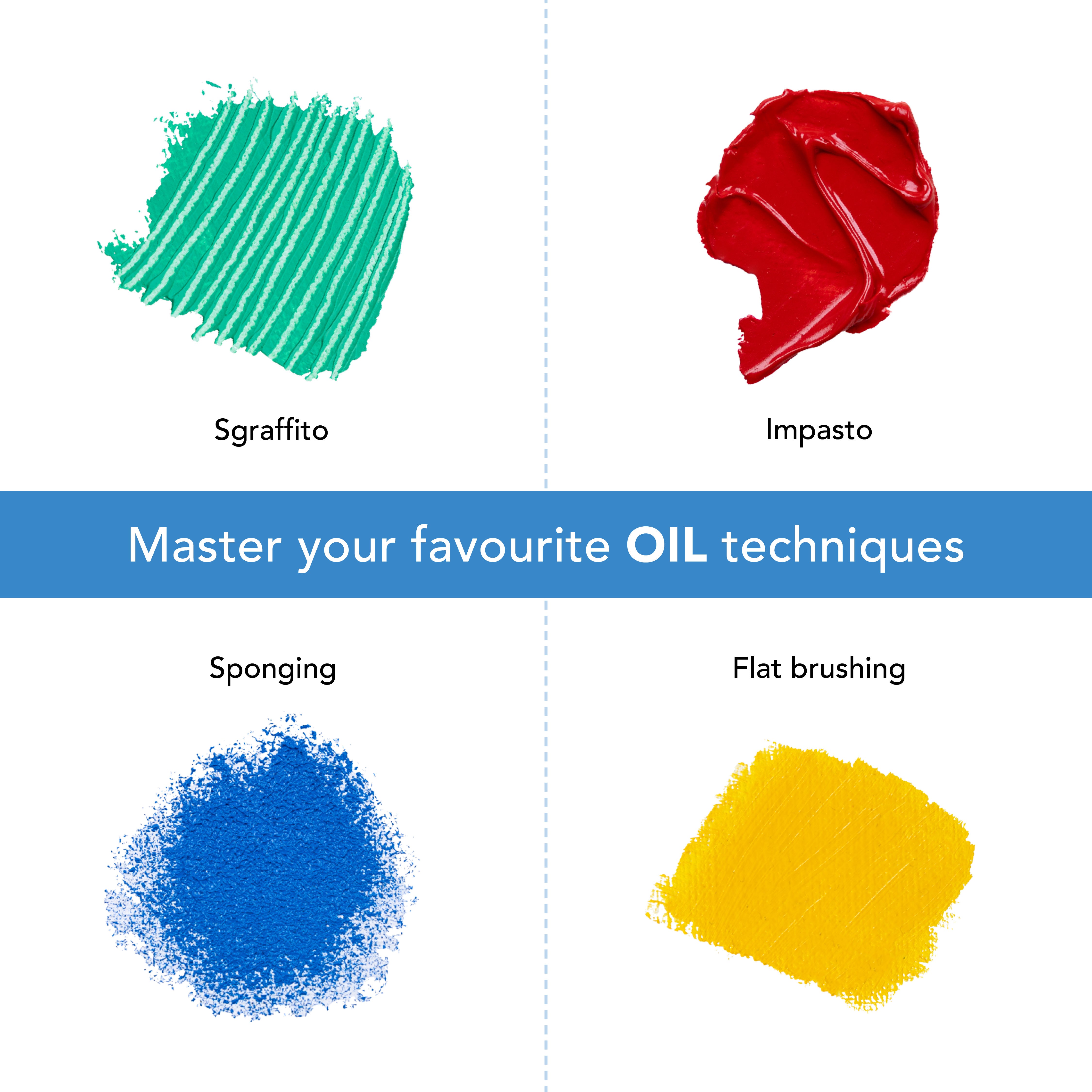 24 Piece Oil Paint Set