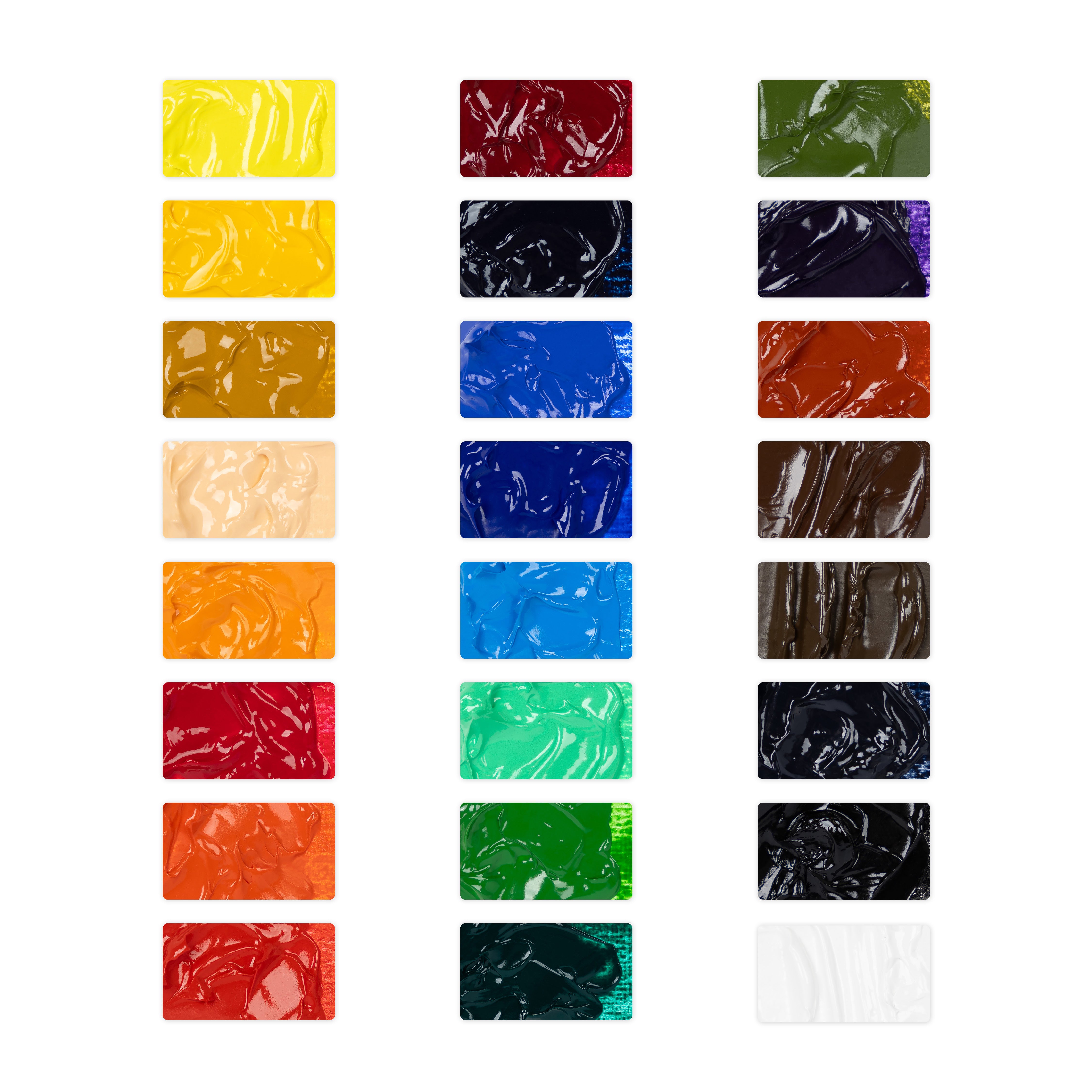 24 Piece Oil Paint Set