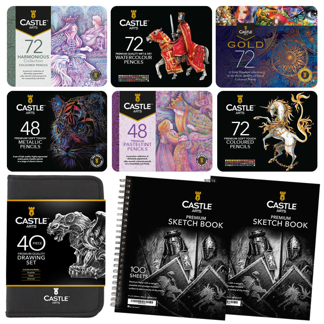 426 pezzi bundle armonioso di disegno premium e matita da colorare