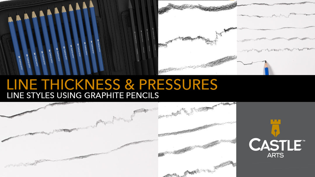 How to Draw Thick & Thin Lines with Graphite Pencils