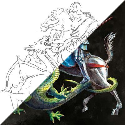 George & The Dragon | 48 Piece Acrylic Paint Set