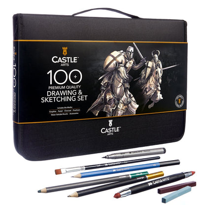 630 Piece Harmonious Expert Drawing and Colouring Pencil Tin Bundle