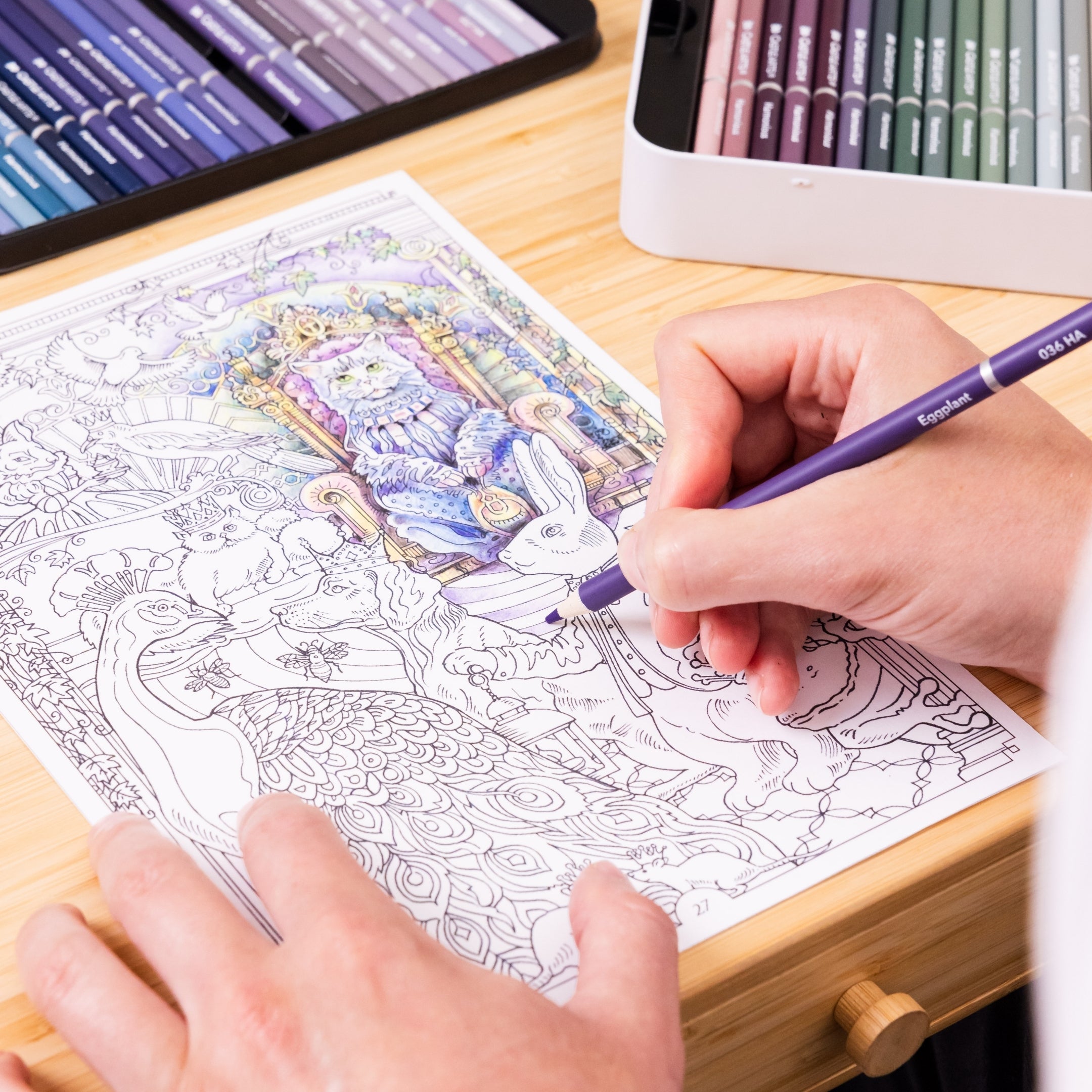 630 Pièces Harmonieuse Crayons De Dessin Et De Coloriage Experts