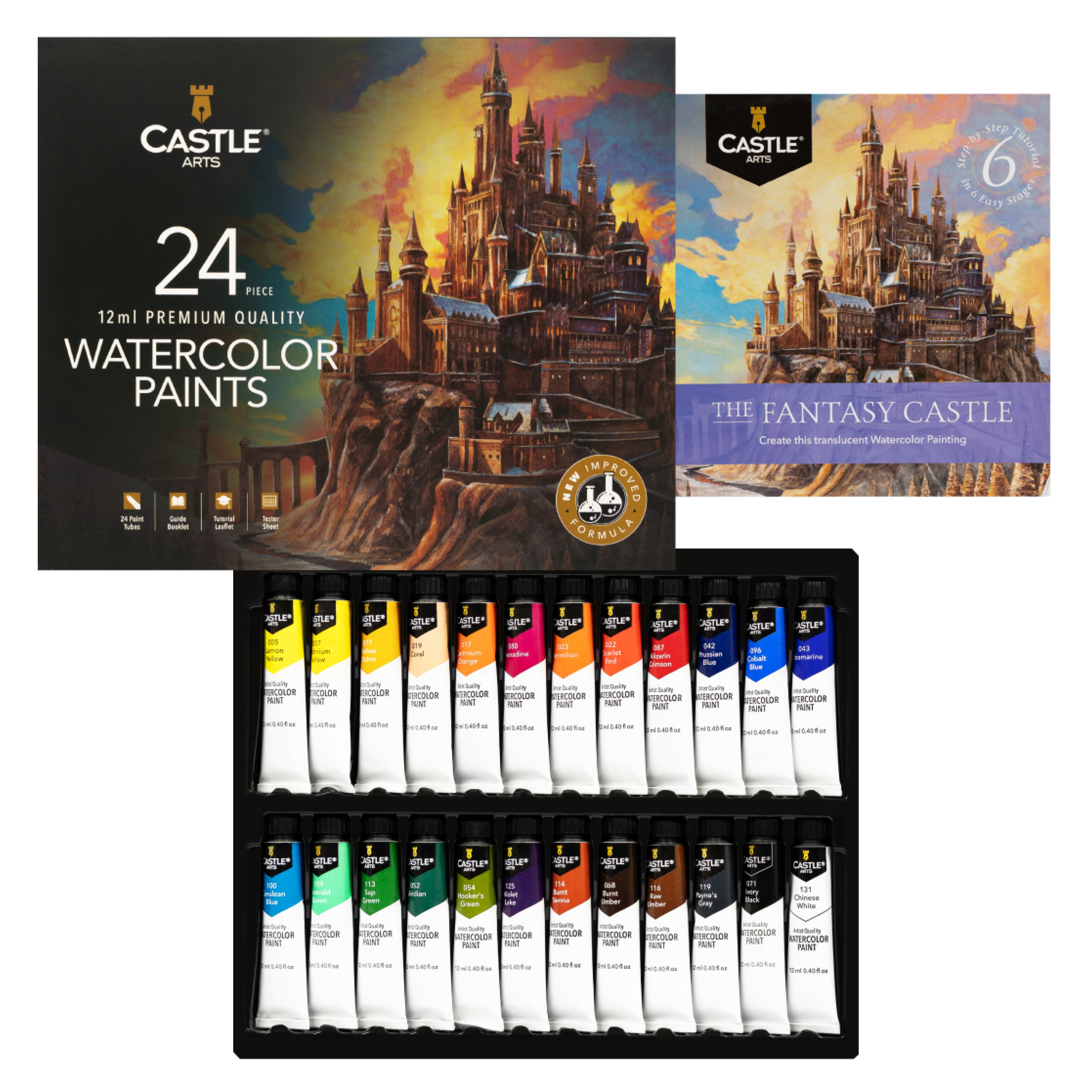 24 Piece Watercolour Paint Set
