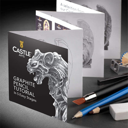 40 Piece Drawing Set & 2 Sketchbooks Bundle