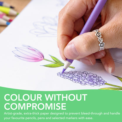 72 Page Spring Colouring Book