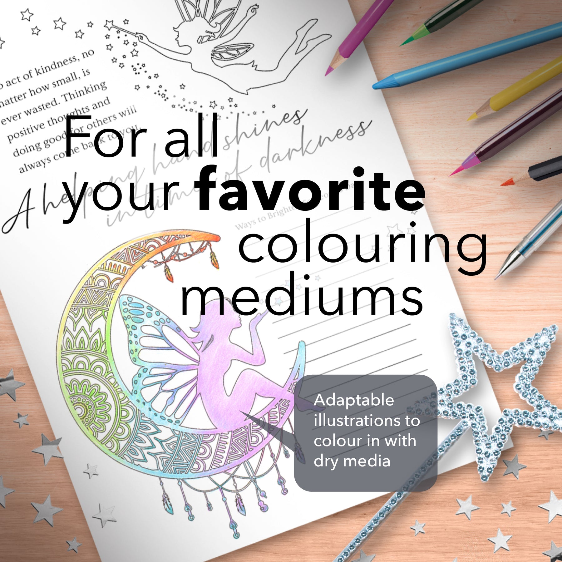 Castle Arts | Printable Mindfulness Colouring Journal [Digital Download]