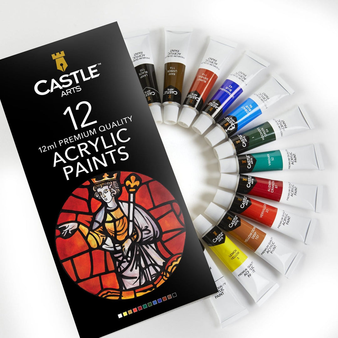  GOTIDEAL Acrylic Paint Set, 24 Colors(59ml, 2 oz) Art Paints  for Artists, Hobby Painters, Student, Adults & Kids, Ideal for Canvas  Painting Wood Ceramic Rock Craft Paints and Supplies : Everything