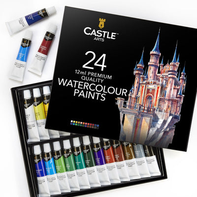 24 Piece Watercolour Paint Set
