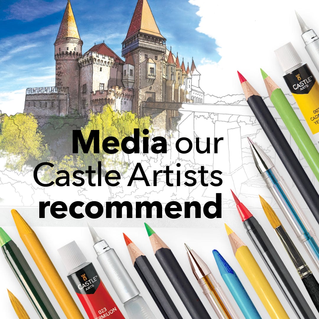 36 Page Magnificent Castles Colouring Book