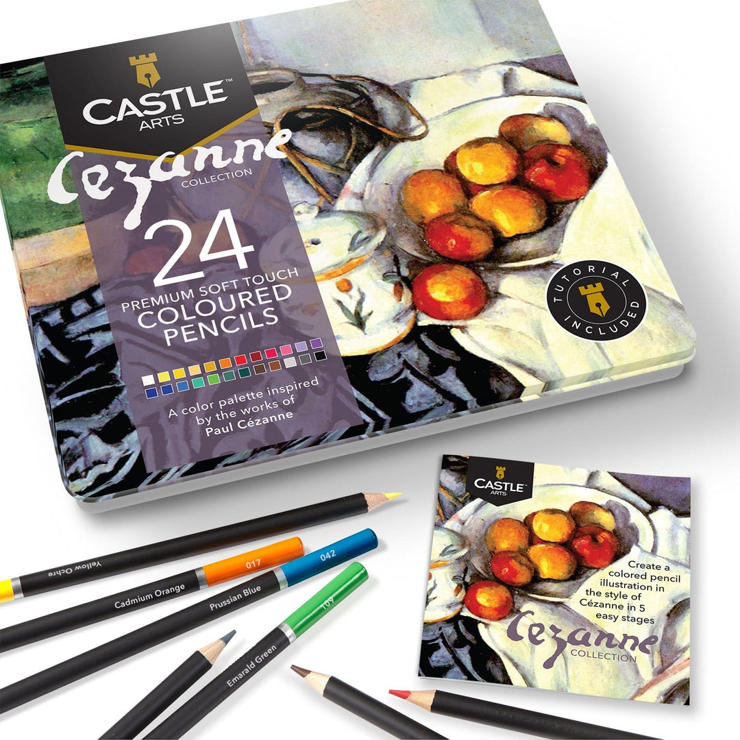 24 Piece Cezanne Coloured Pencil Set in Display Tin