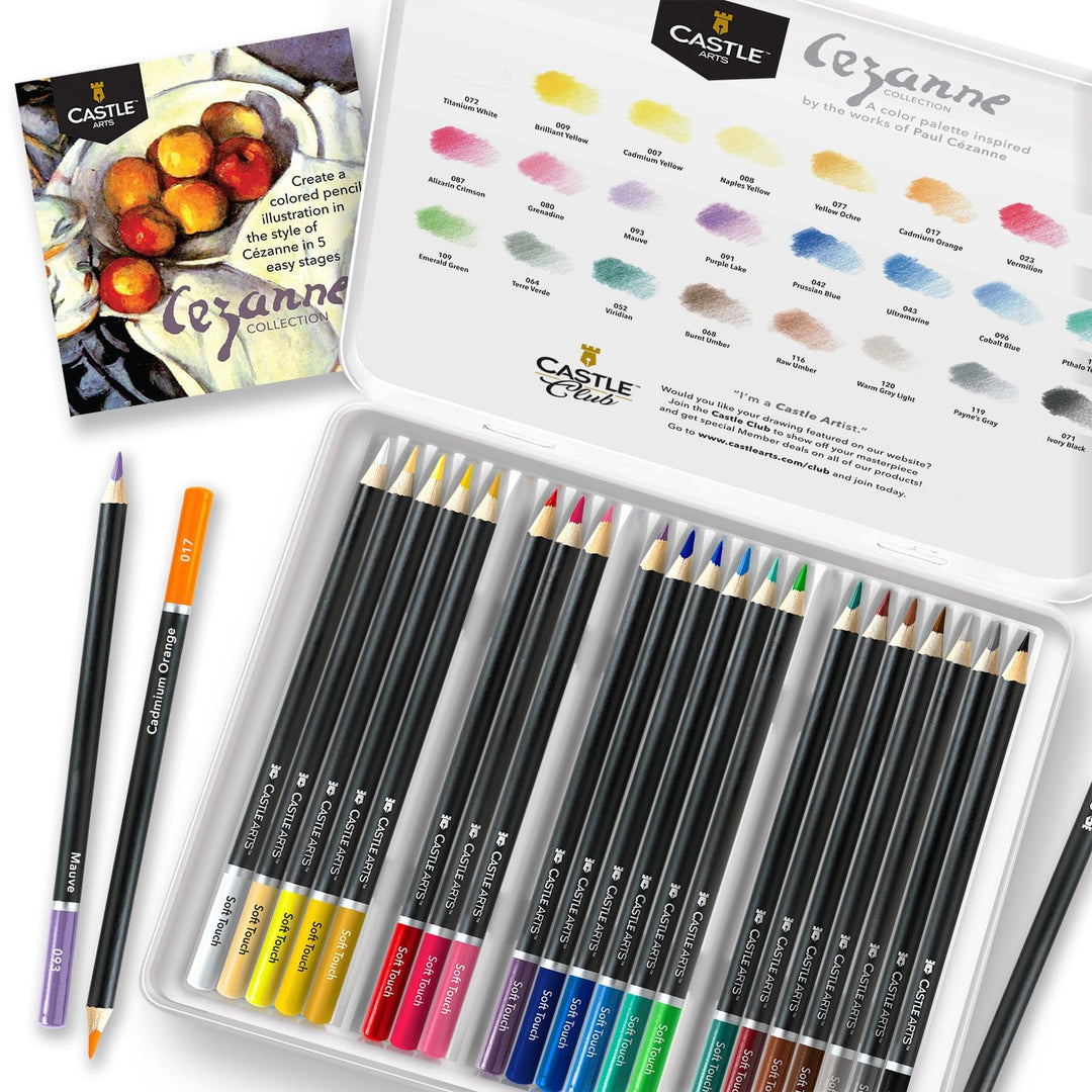 24 Piece Cezanne Coloured Pencil Set in Display Tin