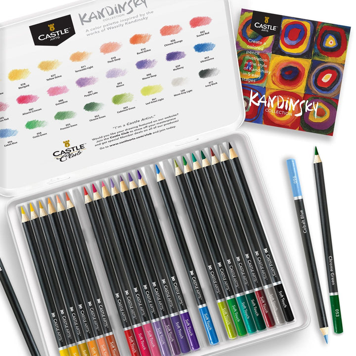 24 Piece Kandinsky Coloured Pencil Set in Display Tin